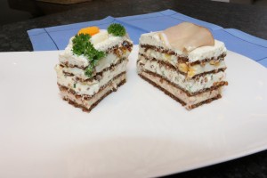 Schwarzbrottorte