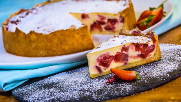 Kaesekuchen mit Erdbeeren_2