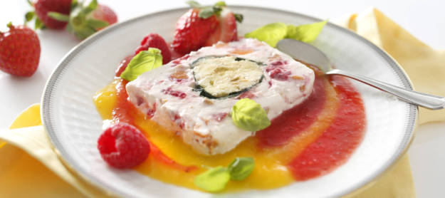Früchte-Käse-Terrine