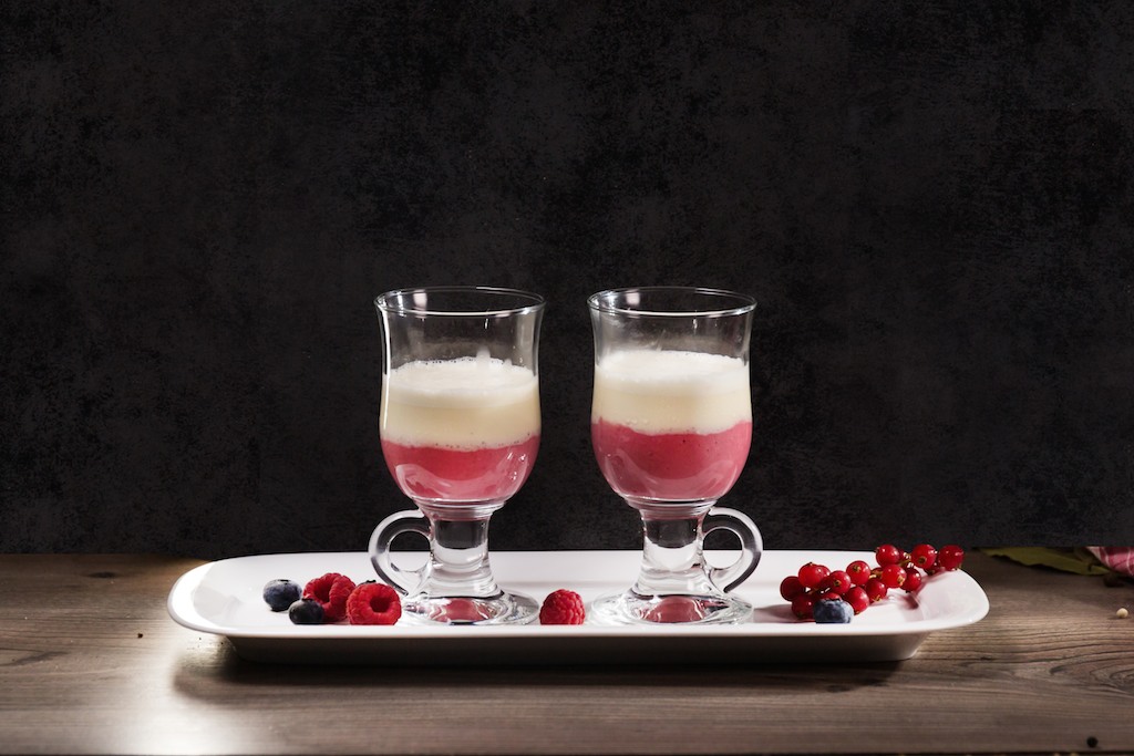 Beeren-Vanille-Shake - Landgemachtes