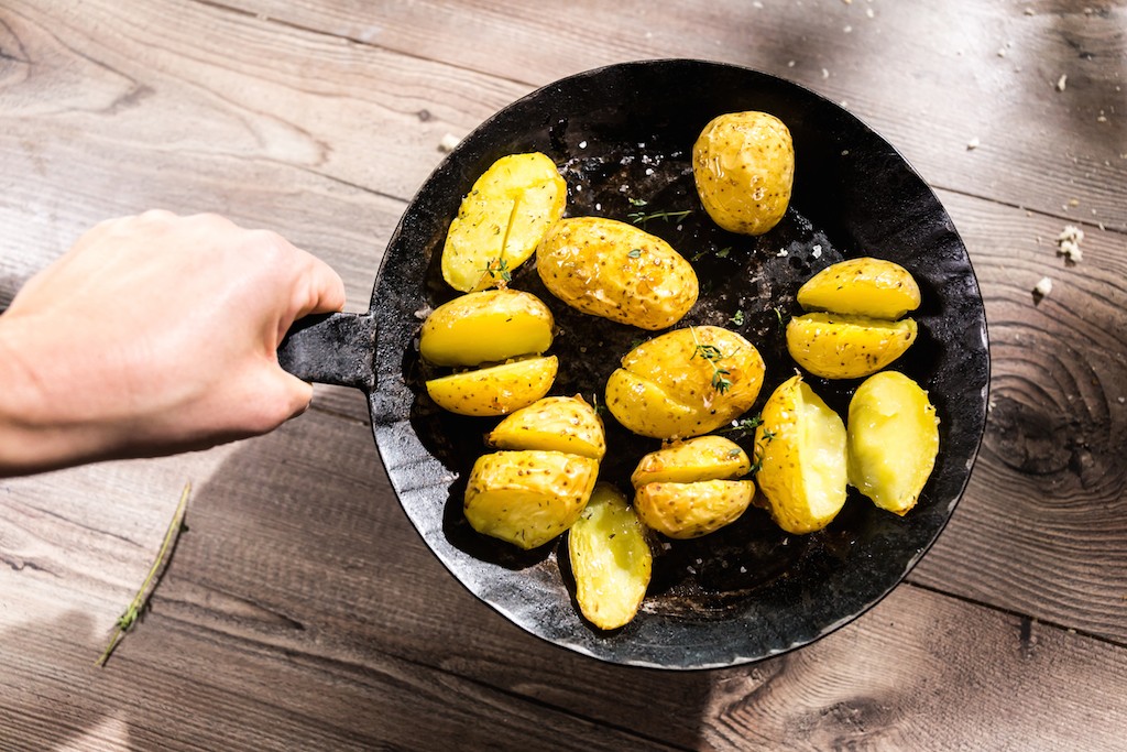 Thymiankartoffeln mit Kräuterquark - Landgemachtes