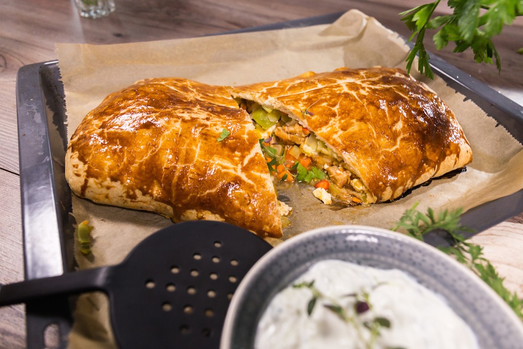 Herzhafter Strudel mit Schafskäse - Landgemachtes