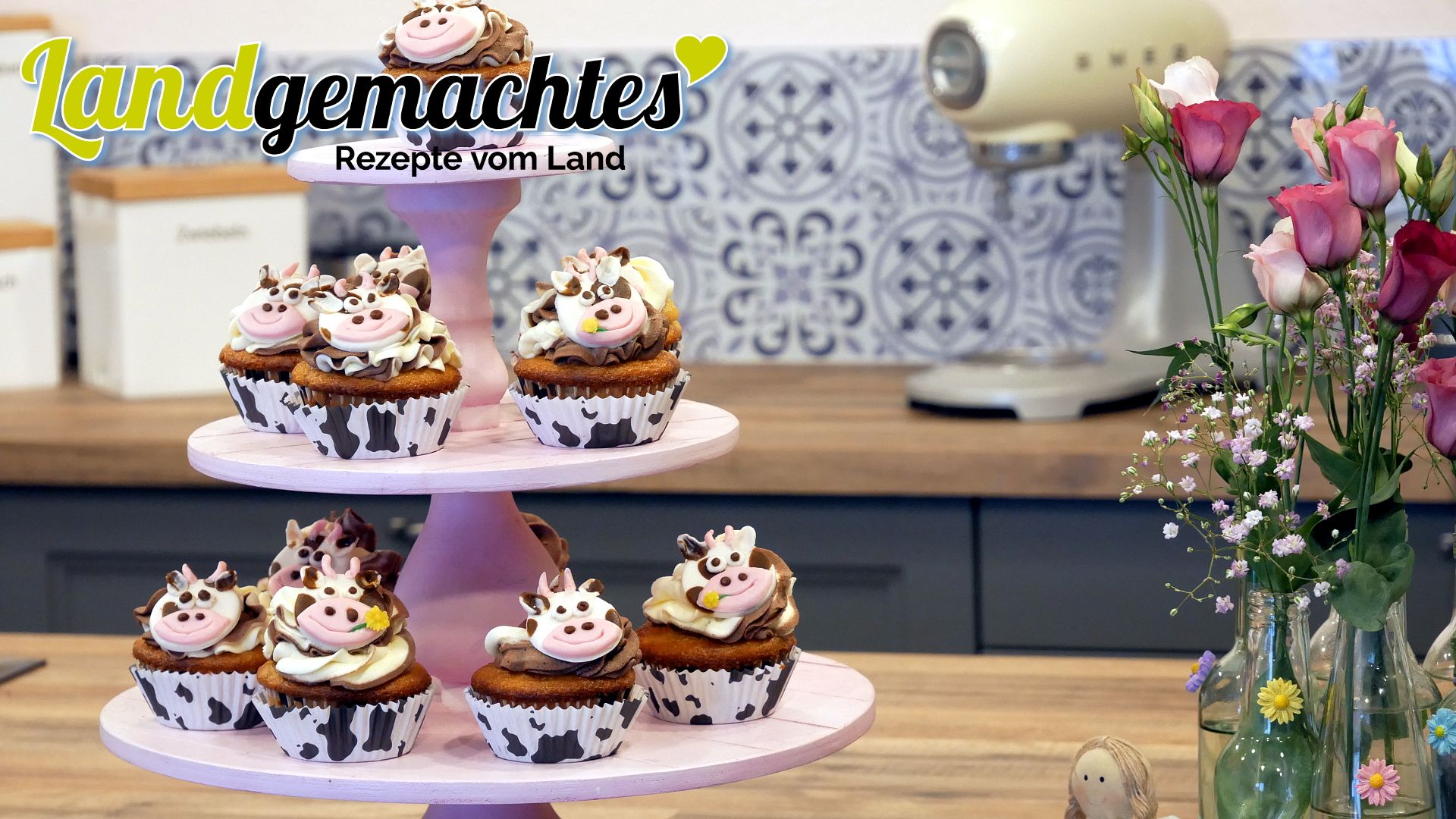 Kuhmuffins Cupcake Mit Kuhgesichtern Landgemachtes