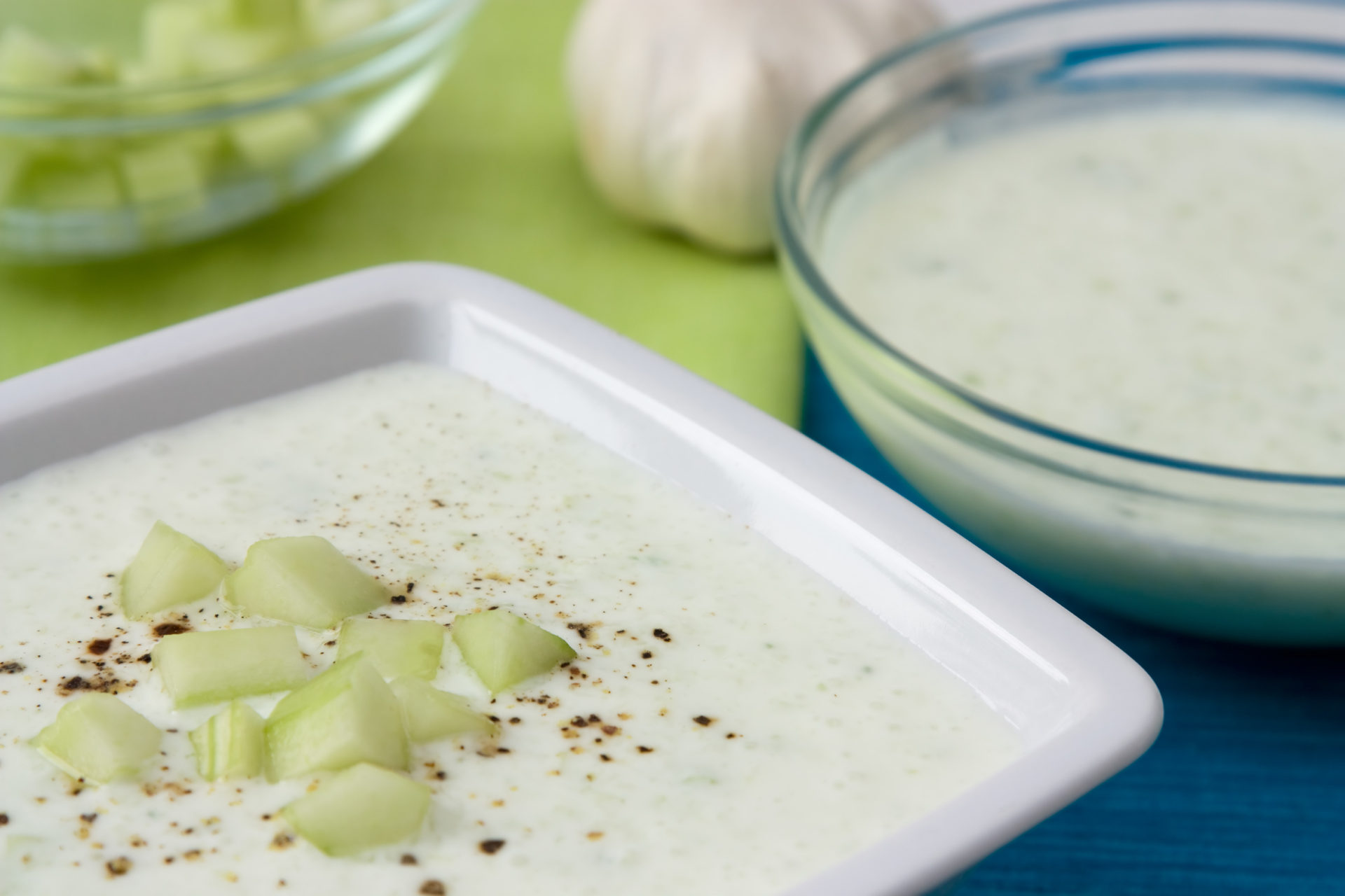 Gurkensuppe mit Kefir - Landgemachtes