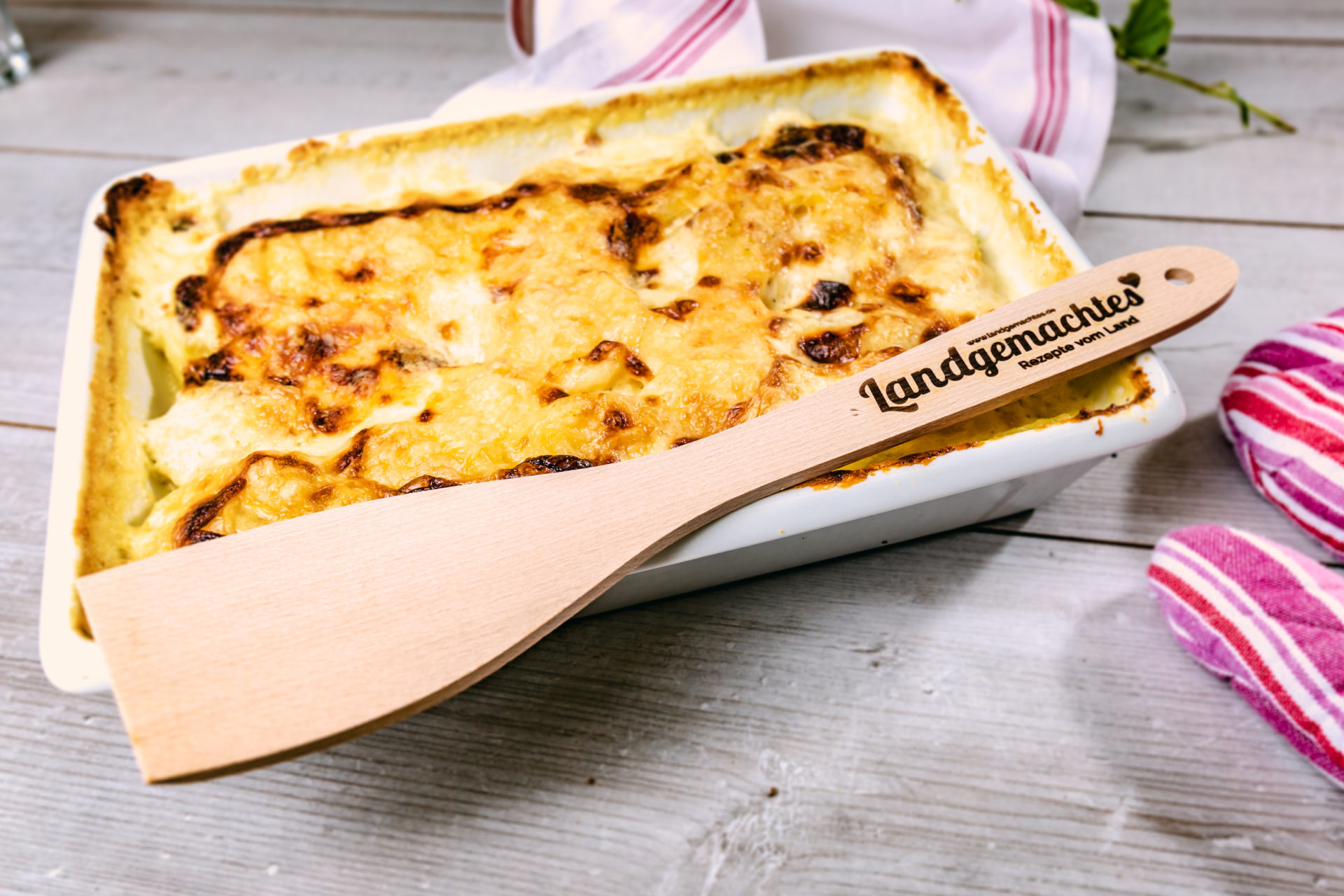 Gratin von rohen Kartoffeln - Landgemachtes