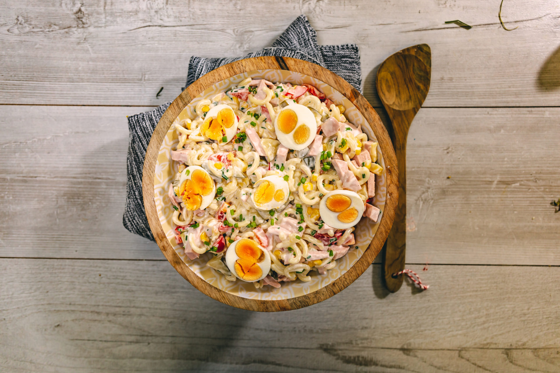 Nudelsalat mit Käse - Landgemachtes