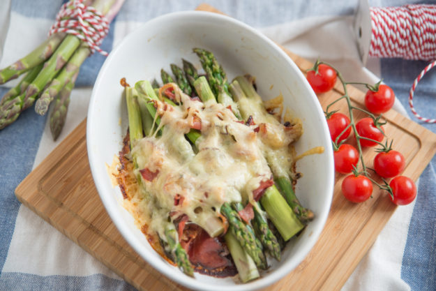 Spargel Gratin
