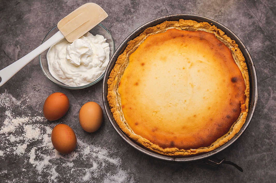 Käsekuchen - Landgemachtes