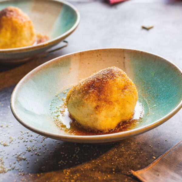 Quark-Aprikosenknödel