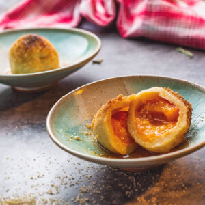 Quark-Aprikosenknödel