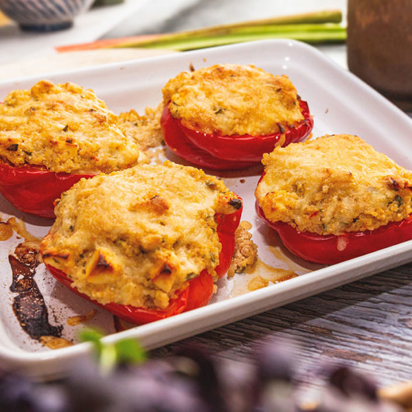 Paprika mit Quinoafüllung