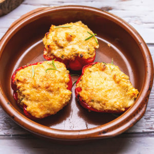 Paprika mit Quinoafüllung