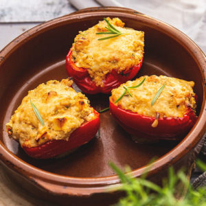 Paprika mit Quinoafüllung