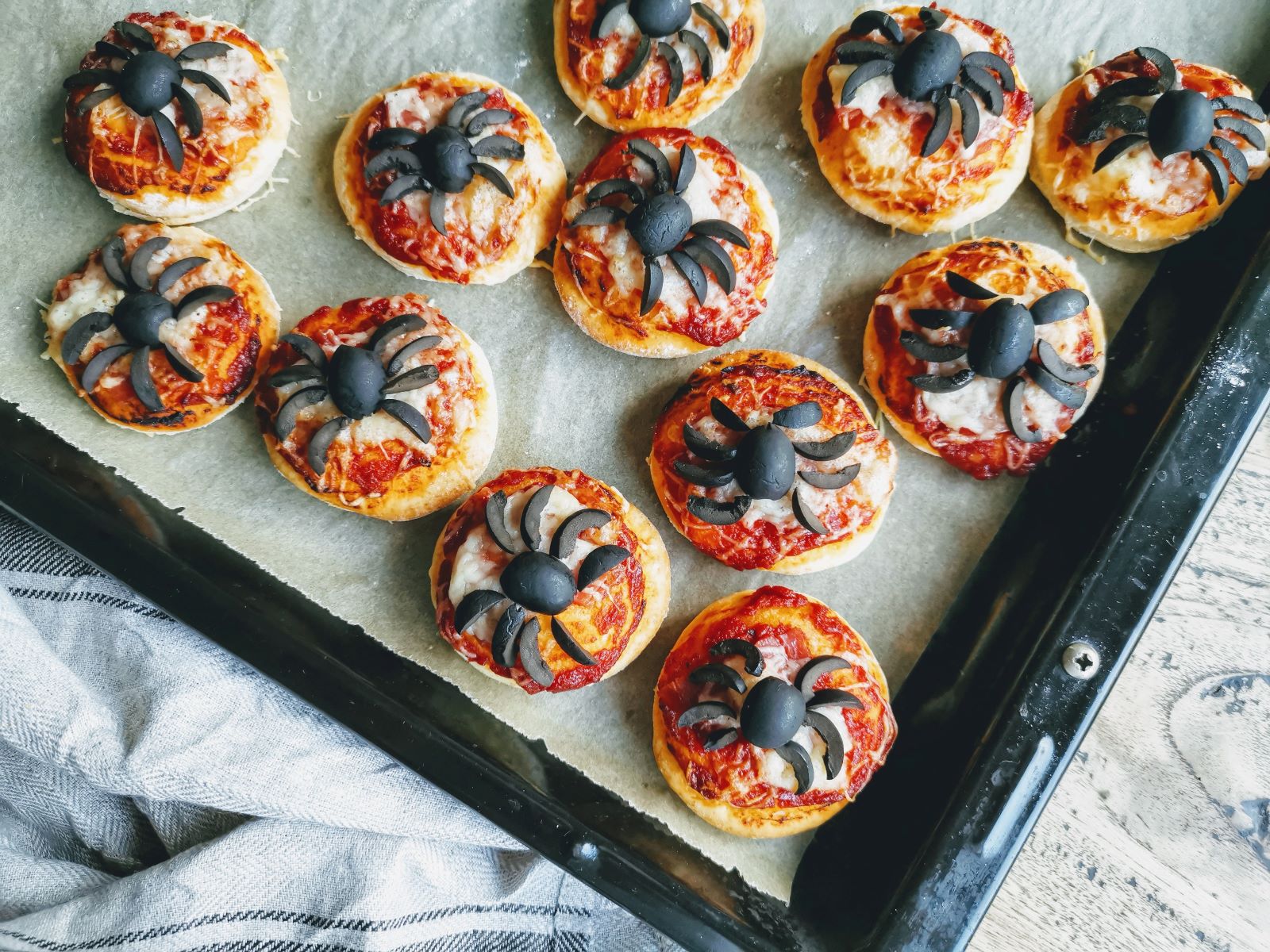 Minipizzen &amp;quot;Halloween&amp;quot; - Landgemachtes