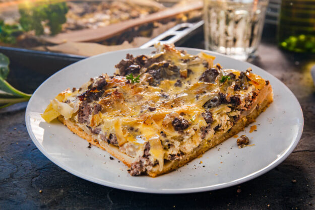 Weißkohlkuchen vom Blech Weißkohlkuchen vom Blech