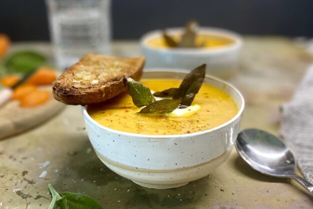 Möhren-Süßkartoffel-Suppe mit Ingwer 1