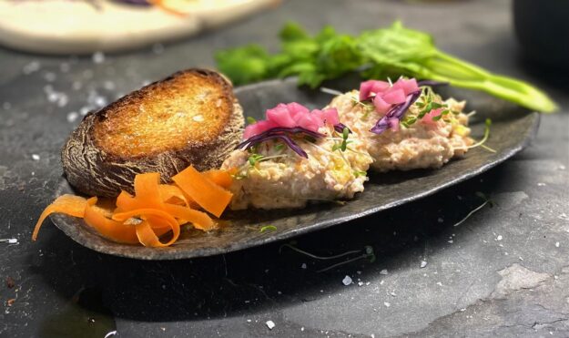 Frischkäsedip mit Meeresfrüchten