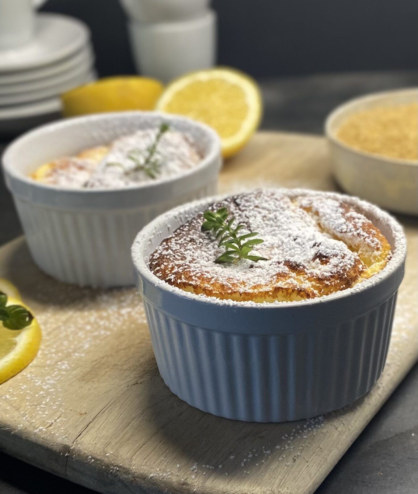 Zitronen-Quark-Soufflé - Rezept von Landgemachtes