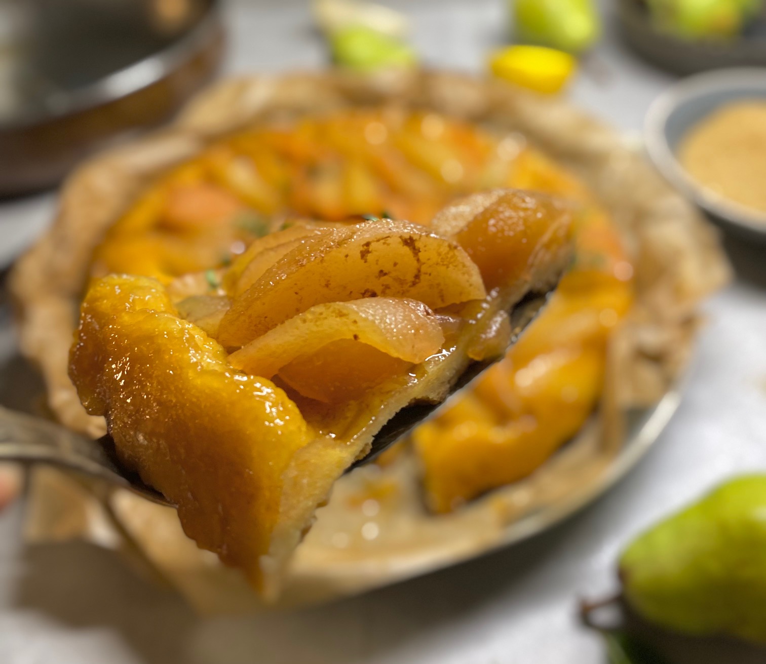 Birnen-Tarte mit Skyr - Landgemachtes