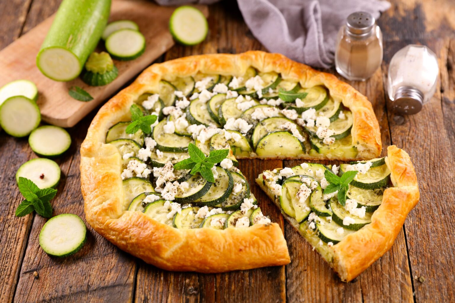 Zucchinitarte mit Ricottacreme - leckerer Tipp von Landgemachtes