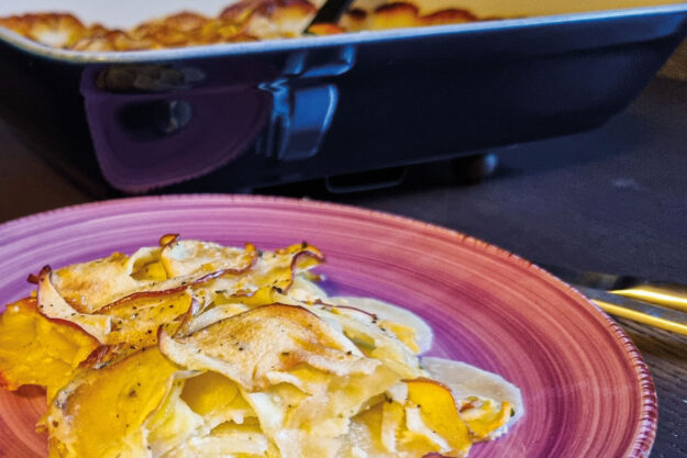 kartoffel-pastinaken-auflauf Rezeptbild Kartoffel-Pastinaken-Gratin