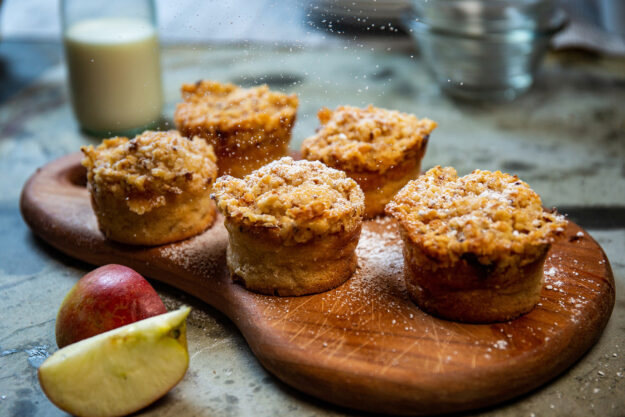 Apfelmuffins, schnelle Apfemuffins