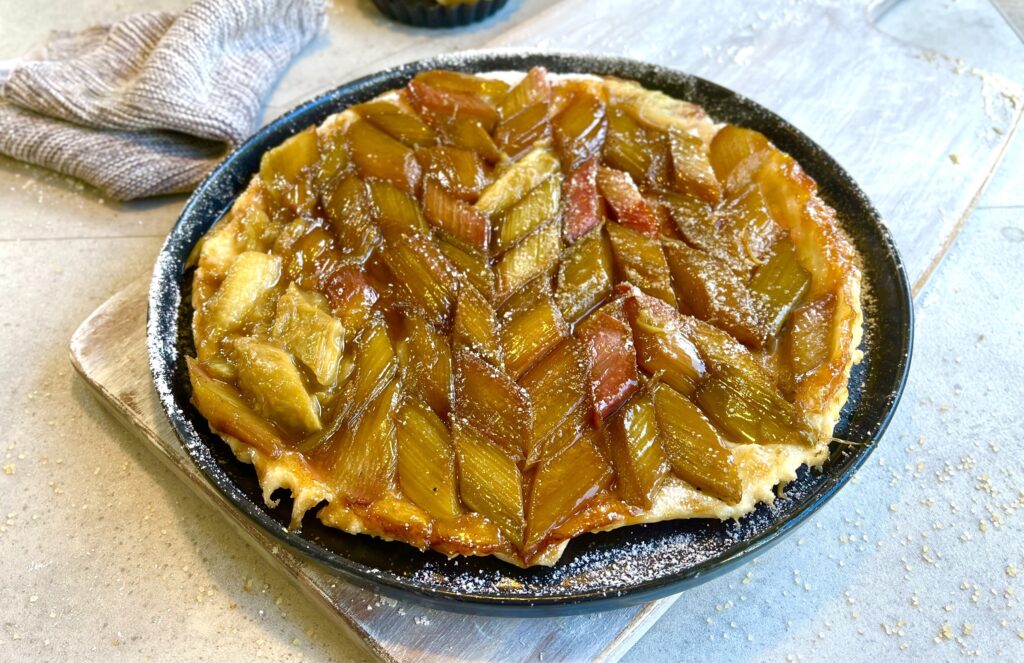 Rhabarber-tarte-tartin