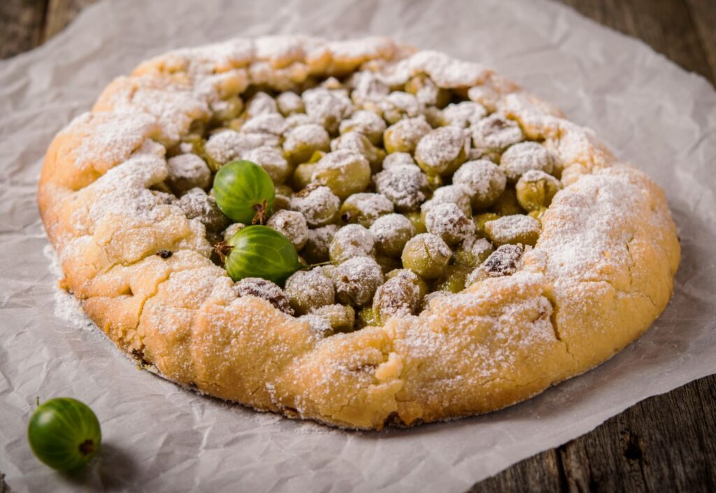 Stachelbeer-Galette