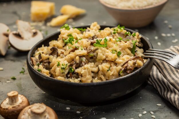 Pilz-Risotto Risotto mit Pilzen, Pilzrisotto