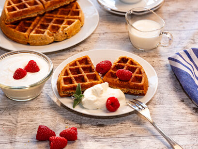 Amarant-Buchweizen-Waffeln (glutenfrei)