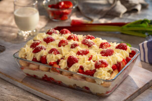 Erdbeer-Rhabarber-Tiramisu