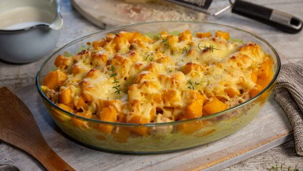 Hähnchen-Spätzleauflauf (2) Hähnchen-Spätzle-Auflauf