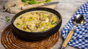 Käselauchsuppe