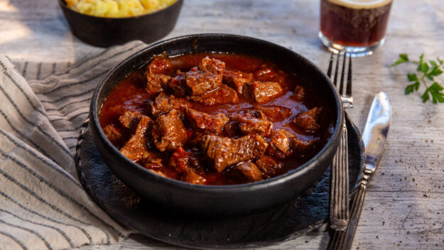 Malzbier-Gulasch (2) im Schnellkochtopf