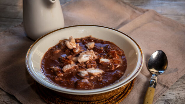 Schokoladenpudding-Suppe mit Eischnee 1