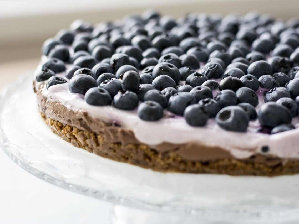 Heidelbeer-Joghurt-Torte (ohne Backen)