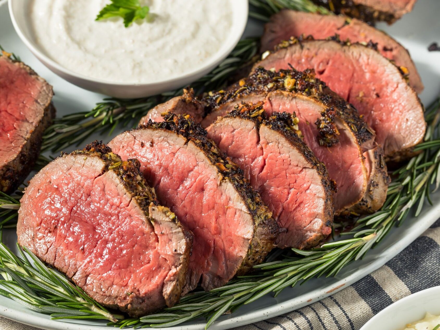 Roastbeef mit Meerrettichschmand Roastrbeef mit Meerrettichschmand