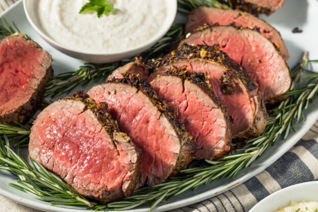 Roastbeef mit Meerrettichschmand Roastrbeef mit Meerrettichschmand