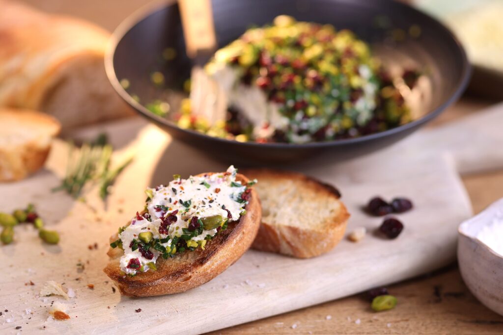 Pistazien-Cranberry-Frischkäse