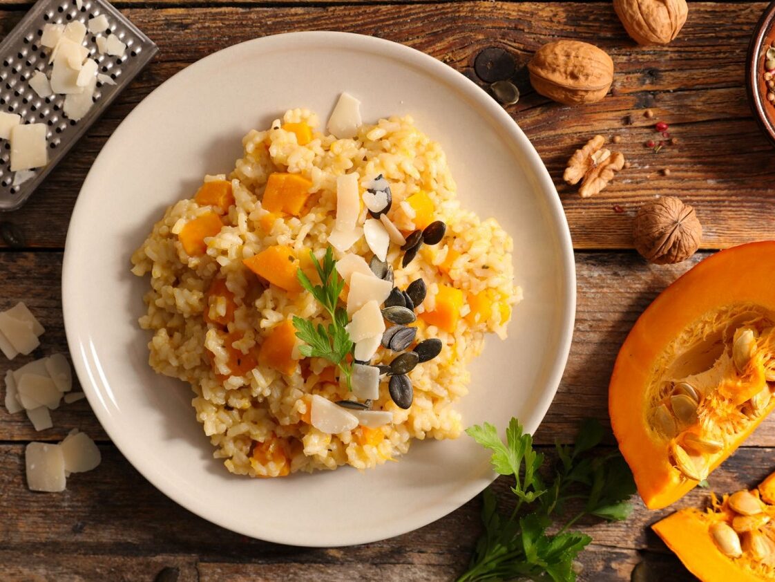 Kürbisrisotto